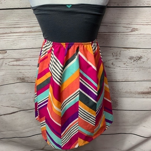 NWOT Roxy Strapless Savage Dress - Picture 6 of 8